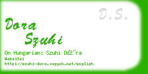 dora szuhi business card